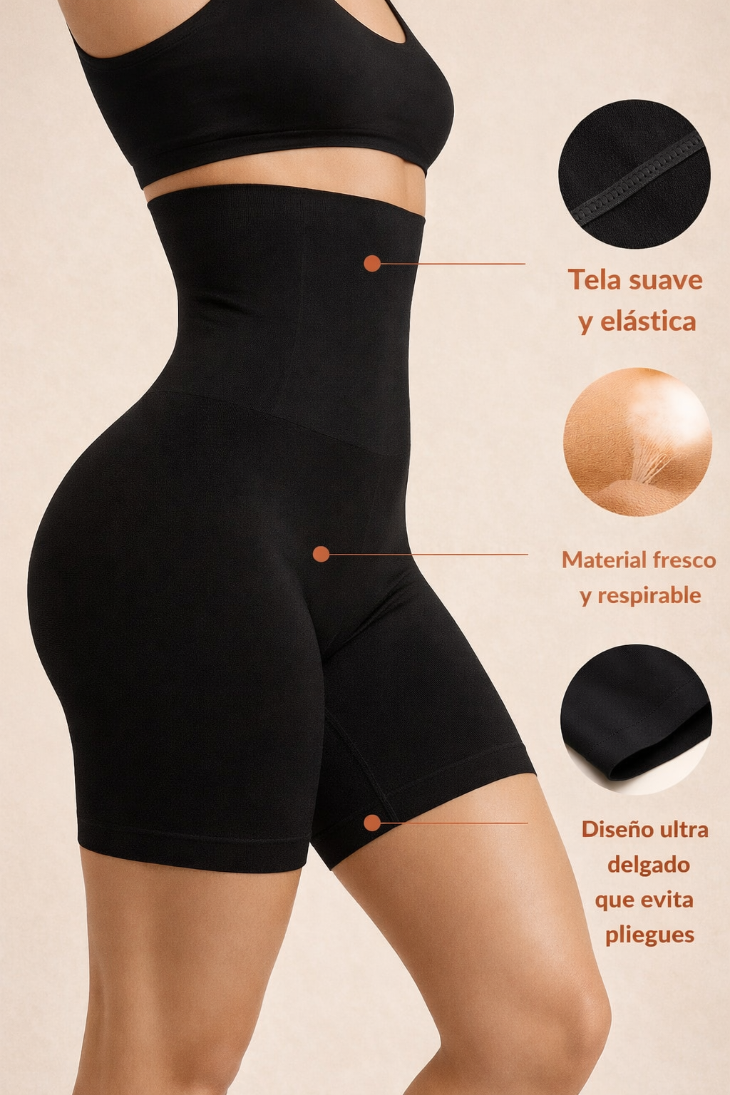 Detalle cintura y ballenas